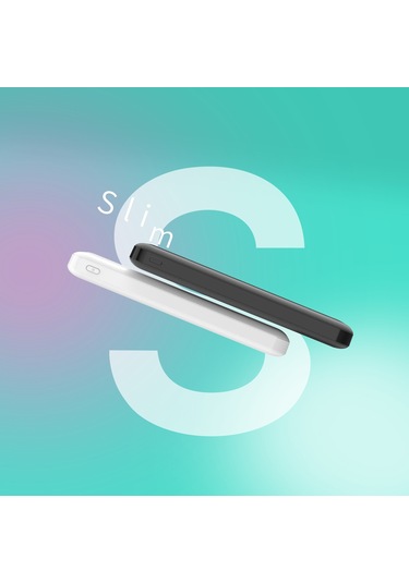 Hızlı Şarj Destekli 10000 Mah Powerbank Akıllı Koruma, Micro Ve Çift Usb, Led Durum Göstergesi Siyah Siyah