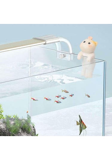 Homyl Bahçe Kedi Heykeli Asılı Vazo Hugger Balık Stil-d