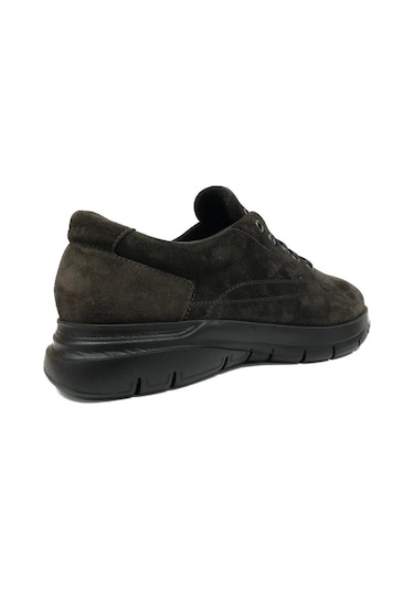Sneaker Erkek 09a3 Frau Waxy Leather Pepe Kahverengi