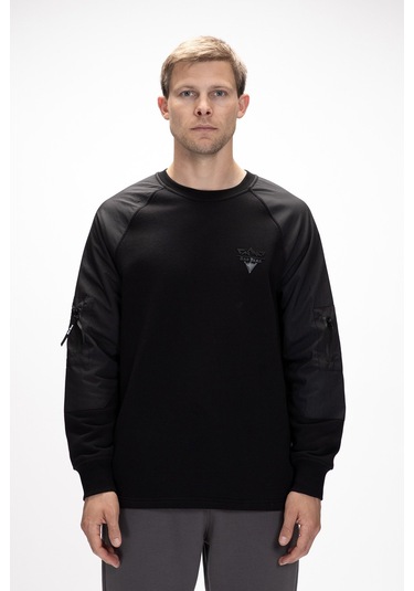Hill Si Yah Crewneck Erkek Sweatshirt Siyah