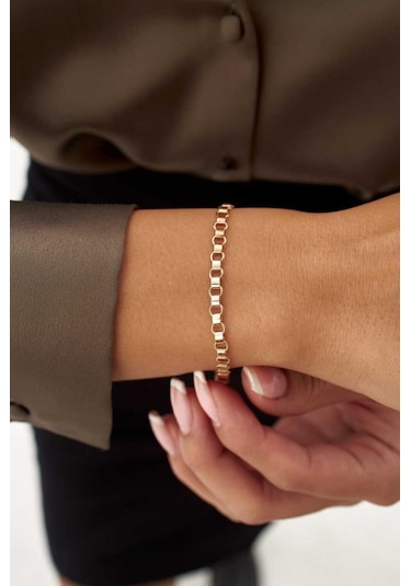 Olimpiyat Halka Bileklik Sarı Altın