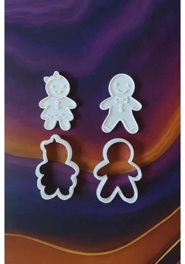Gingerbread Kurabiye Kalıbı Seti 2li Beyaz Kız Ve Erkek Yılbaşı Kurabiye Hamur Kalıbı Beyaz Gingerbread Kurabiye Kalıbı Seti 2li Beyaz Kız Ve Erkek Yılbaşı Kurabiye Hamur Kalıbı Beyaz