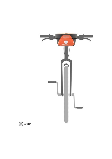 Ortlieb Ultimate Six Free Gidon Çantası 5 L Pas Siyah F3683 Turuncu