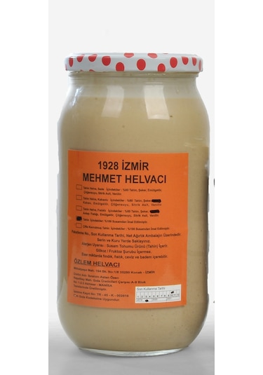 1928 Mehmet Helvacı Tahin Paketi Çifte Kavrulmuş 700 G + Natürel Tahin 1 KG