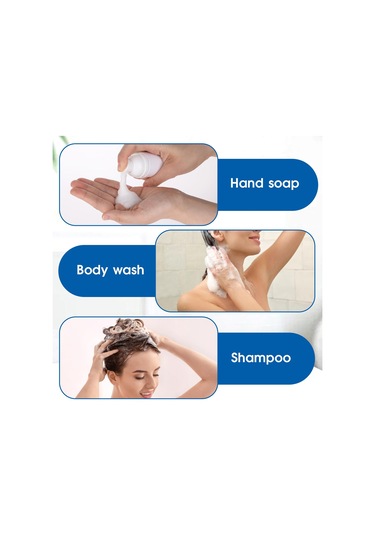 3 Adet 2oz Sabun Köpüğü Şişe Köpük Pompası Şişe Boş Seyahat Şeffaf