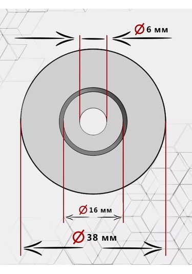 Kit-kot Polikarbonat İçin Evrensel Granat Termal Disk 242637177