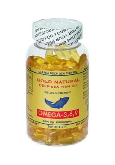Gold Natural Omega 3-6-9 1000Mg. 200 Softgels