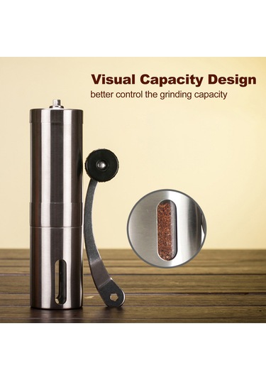 Honmex 304 Paslanmaz Çelik El İle Kahve Değiştirilebilir Taşınabilir Değirmen