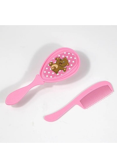Adet/takım Yumuşak Yürümeye Başlayan Fırça Tarak Fırça Karikatür Bebek Saç Fırçası Yenidoğan Saç Fırçası Bebek Tarak Kafa Masajı Bebek Bakımı