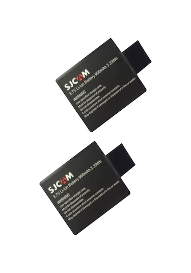 Sjcam 4000 5000 M10 3.7v 900 Mah 2li Batarya Pil Seti