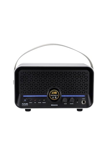 Mooer F15ilıswh Şarjlı Akıllı Gitar Amfisi Snowfall White