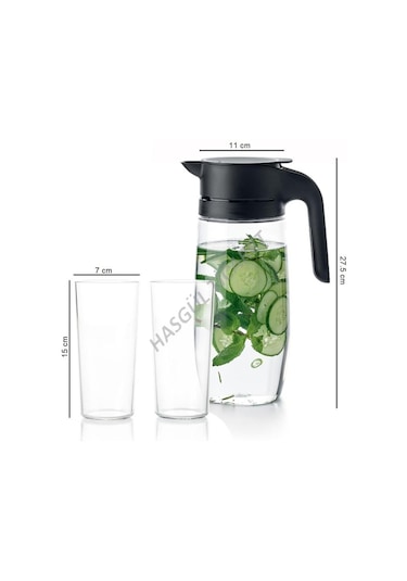 Tupperware Royal Sürahi Bardak Set ( Sürahi 1.7 Lt-2xbardak ) Hsg