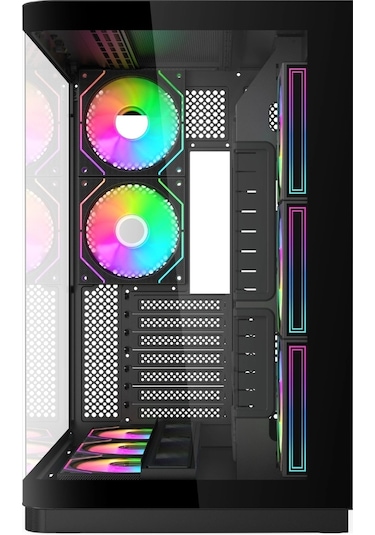 Hyper Rocket V335r Atx 8 Argb Fan Siyah Oyuncu Kasası