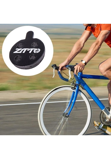 2 Çift Ztto Bisiklet Disk Fren Balataları Dağ Bisikleti Yarı Metalik Reçine Fren Balataları, Model: Ms-05c Siyah