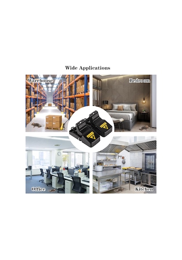 Leezsing Adet Tekrar Kullanılabilir P-lastic S-mart Fare Tuzağı