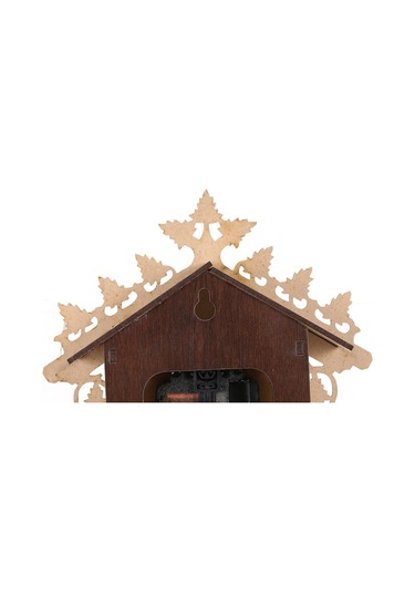 Lemestar Ahşap Dekoratif Duvar Saati - Stil 2, Güzellikli Kuş Desenli, Ev Dekorasyonu İçin Zaman Gösterici Cml-002 Renkli