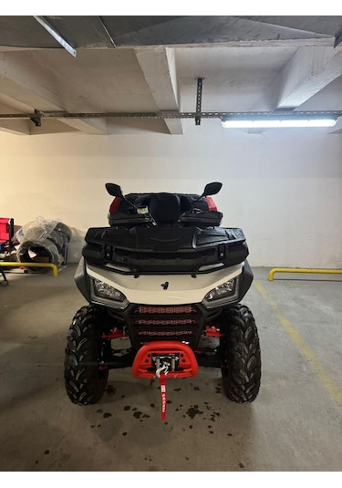 Segway 570 Atv Çantası 180 Litre Arka+80 Litre Ön+2 Adet Benzin Bidonu Kırmızı Siyah