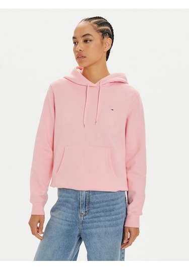 Tommy Hilfiger Tommy Hılfıger Kadın Sweatshırt Dw0dw19958-tha Dw0dw19958-tha Pembe Pembe