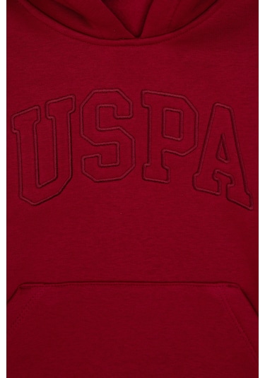 U.s. Polo Assn. Kız Çocuk Sweatshirt 50314311-vr104 Koyu Frambuaz/dark Raspberry