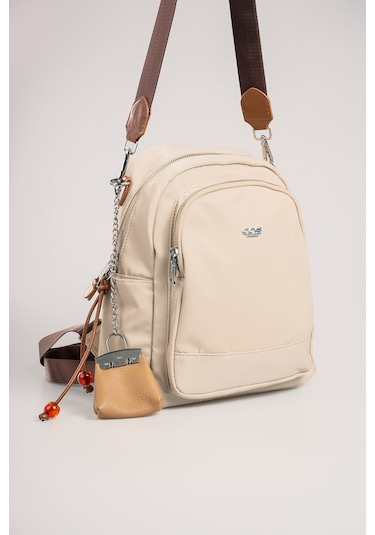Ççs Kadın Sırt Çantası Ccs18023 Bej Bej