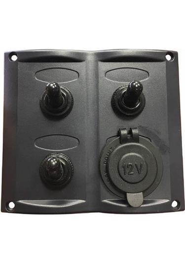 Switch Panel 3Lü Izoleli 95X105Mm