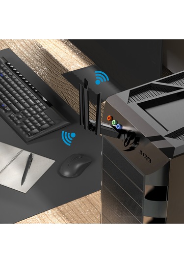 Go-des Gd-wps017 Wi-fi Usb Adaptörü 1200m Siyah