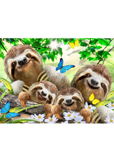 Prime 3d Tembel Hayvan Pelüş Ve Selfie 48 Parça Puzzle 15804