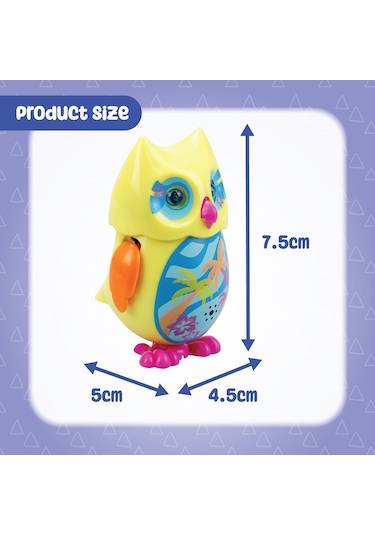 Mini Hoot Sevimli Baykuş - Mor