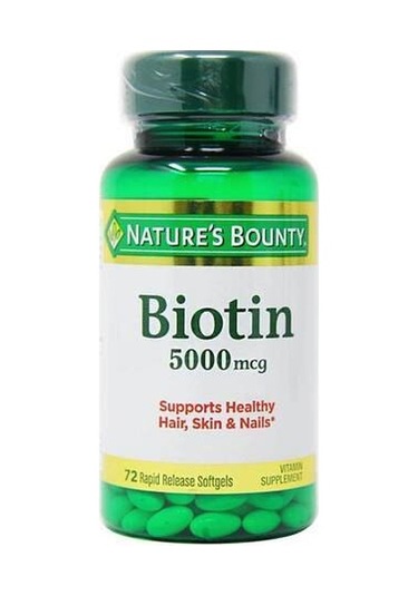 Natures Bounty Biotin 5000mg 72 Tablet