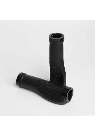 Geeroyoo Dağ Bisikleti Ergonomik Rezine Tutamak Kılıfı - Konforlu Sürdürülebilir Bisiklet Aksesuarı Siyah