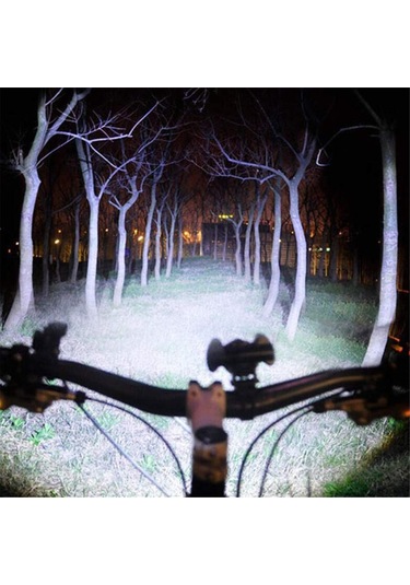 Xindoker Bisiklet Ön Lamba, Xml T6 Led, 4 Mod, Zoom Özelliği, Şarj Edilebilir, Ipx6 Su Geçirmez, Kask Ve Direksiyon Uyumlu, Kırmızı Kırmızı