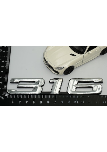Bmw 316 Bagaj Krom Abs 3M 3D Yazı Logo