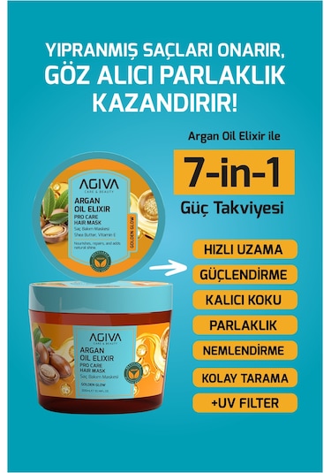 Argan Yağlı Saç Bakım Maskesi-300ml