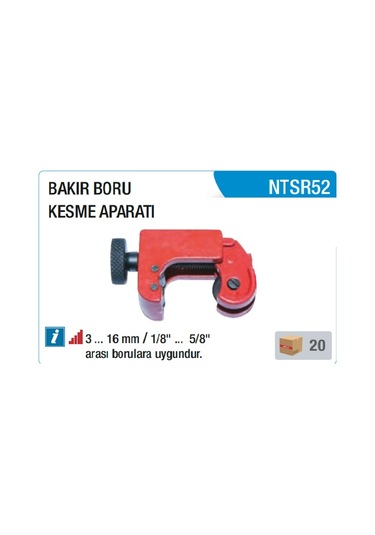 Nt Tools Bakır Boru Kesme Aparatı