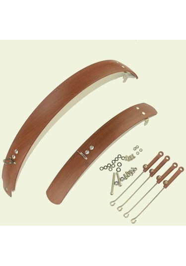 Suntek Katlanır Bisiklet Çamurluk Ön Ve 16-inç-kahverengi Kahverengi