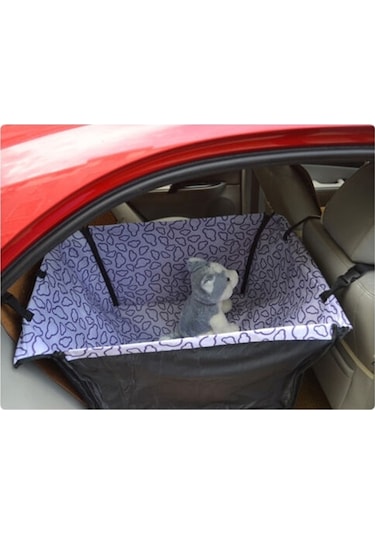 Sones Araba Tekli Koltuk Suya Dayanıklı Evcil Hayvan Koltuğu Koruyucu Ped, Renk: Mor Bulut