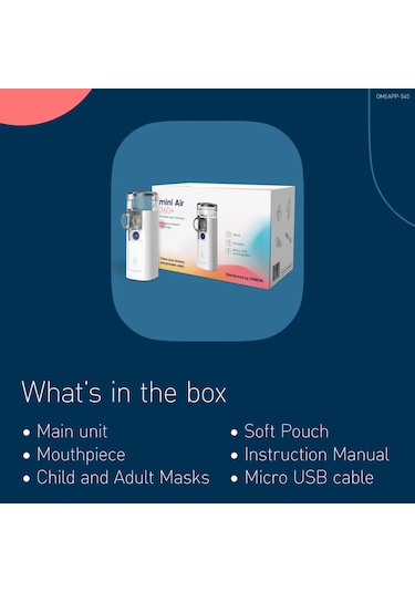 Omron Mini Air 360P-E Taşınabilir Mesh Nebulizatör