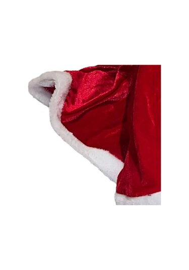 Homyl Cosplay Parti Rol Oynamak Için Yılbaşı Baba Mini Elbise Kırmızı