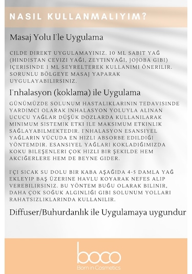 Boco Born In Cosmetics Bergamot + Portakal Saf Aromaterapi Uçucu Yağı 2 x 10 ML