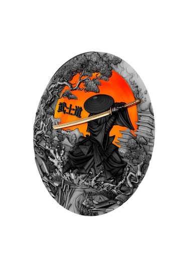 Agakulche Bushido Savaşçı Gümüş Sikke Coin