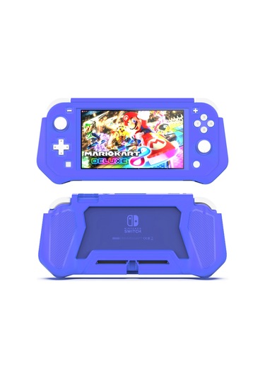 Lemestar Nintendo Switch Lite İçin Tam Kapaklı Korumalı Kılıf - Tpu Malzeme Oyun Konsolu Koruyucu Mavi-yesil
