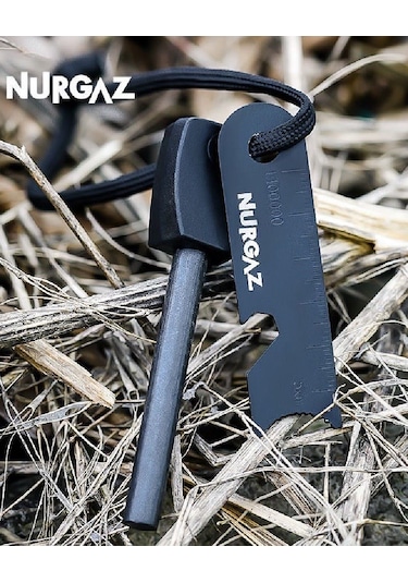 Nurgaz Kamp Çok Amaçlı Magnezyum Çubuğu (Ng Mc) Siyah