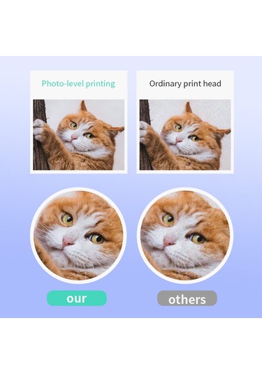 X15 Mini Termal Yazıcı Yanlış Soru Yazdırma 200 Dpı Bluetooth Cep Yazıcısı, Standart Sürüm