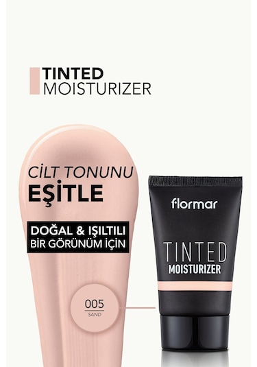 Flormar Fondöten - Tinted Moisturizer - 005 Sand - 8682536041393