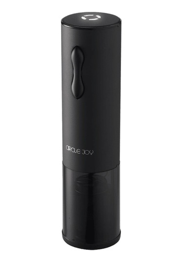 Circle Joy Şarap Açacağı: 500mah Led Işıklı, Usb Şarjlı, Otomatik Mantar Çıkarma, Folyo Kesici, Ev Parti Bar İçin Pratik Çözüm Siyah Siyah
