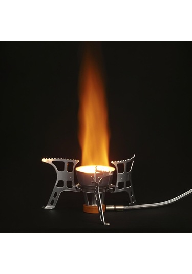 Vkemall Rüzgar Geçirmez Kamp Ocağı Gümüş