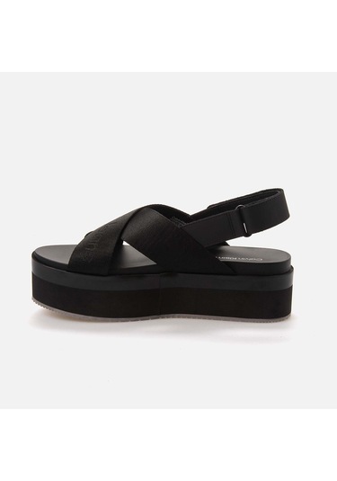 Calvin Klein Dolgu Topuklu Kadın Sandalet Yw0yw01362 Siyah