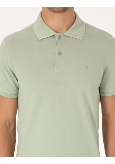 Pierre Cardin Erkek Çağla Tişört Basic 50325323-vr016 Yeşil