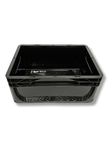Alpbx 1.kalite Siyah Plastik Kasa 40x30x17 Cm - 17 Litre Kutu