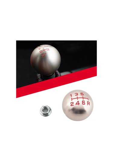 Mufunye Honda Civic Fd2 Type-r İçin 6 Vitesli Metal Vites Topu - Şampanya Rengi, Ergonomik Tasarım, Hızlı Ve Pürüzsüz Vites Değişimi